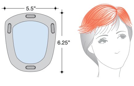 New Addition Synthetic hairpiece by Rene of Paris