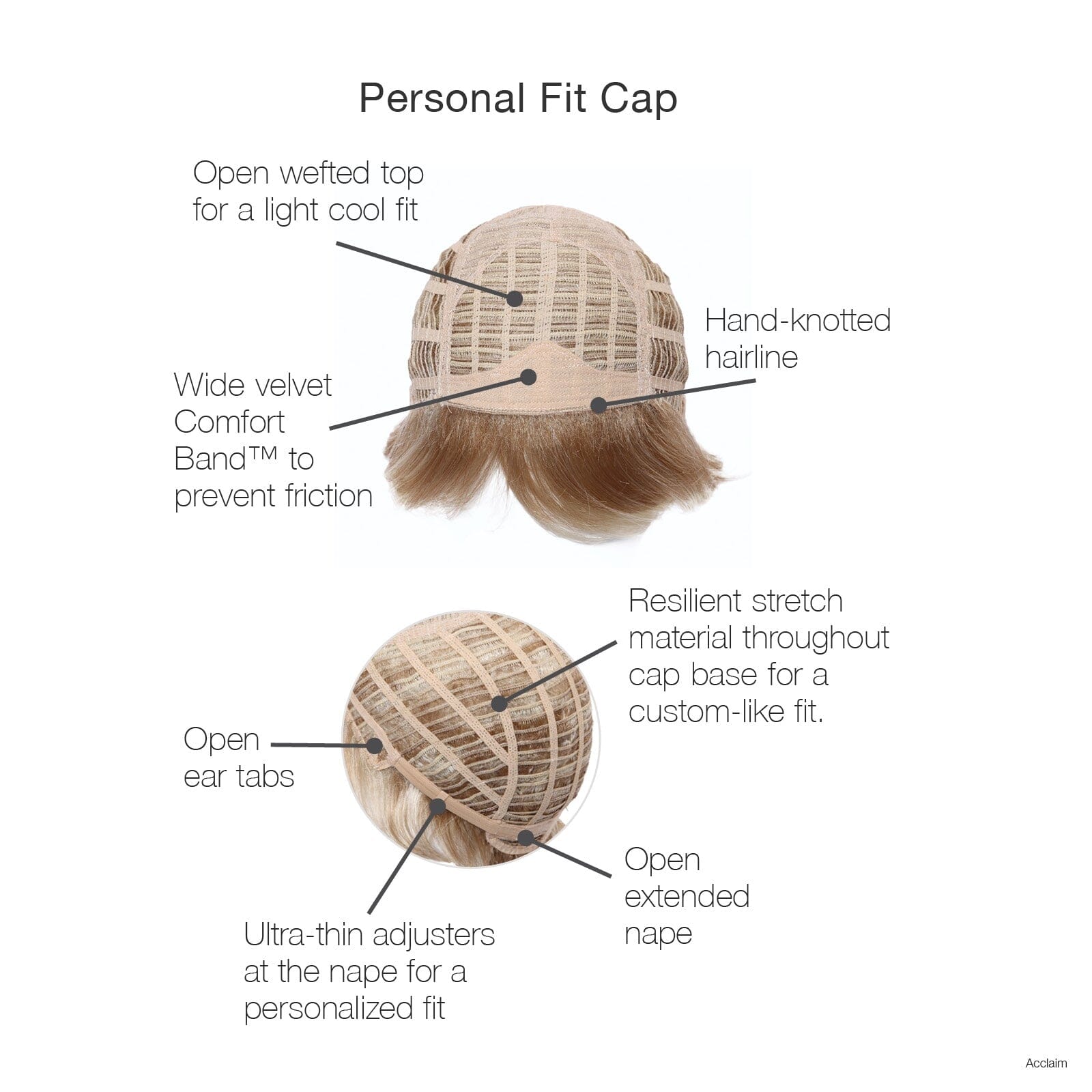Acclaim LARGE Cap wig by Gabor