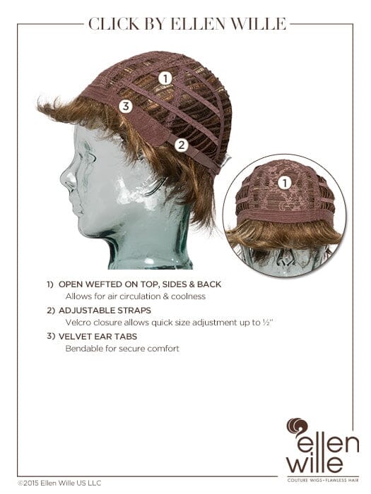 Click Synthetic Wig by Ellen Wille