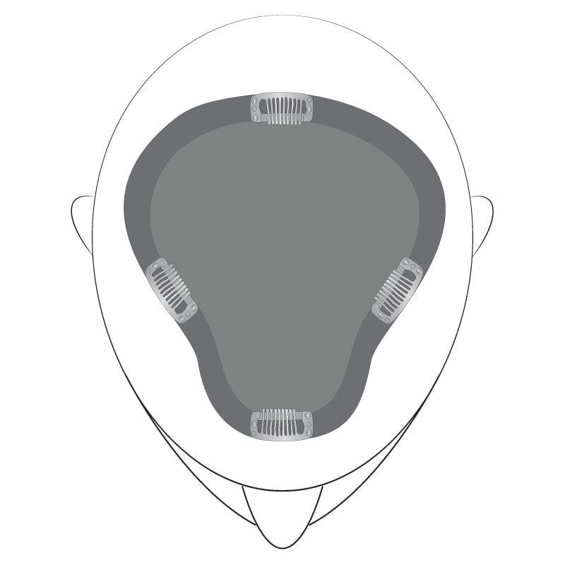 easiPart HH XL 18" Remy Human Hair Topper (Mono Top) by Jon Renau | easiHair