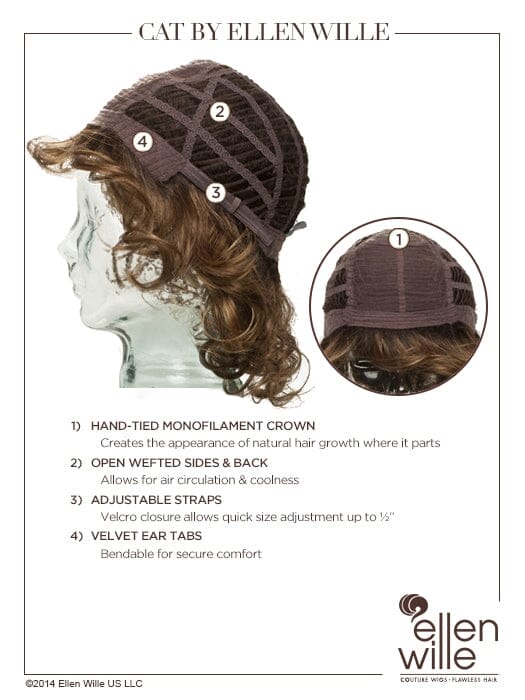 Cat Lace Front Wig by Ellen Wille