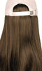 Wavy Hat Beige by Henry Margu | Hat with Hair / Synthetic Hair Fiber