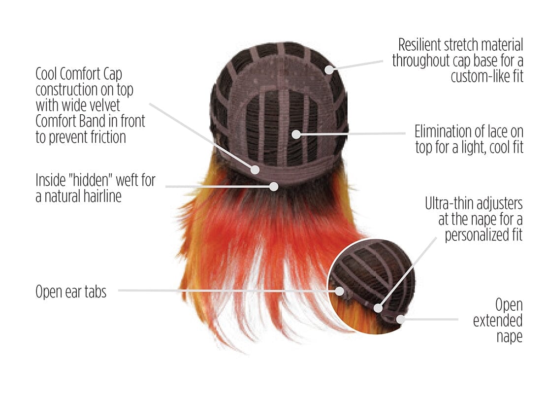 Fierce Fire Heat Friendly Wig by Hairdo