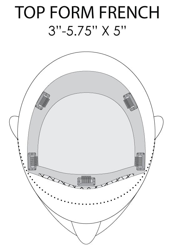 Top Form French 12" Remy Human Hair Addition by Jon Renau